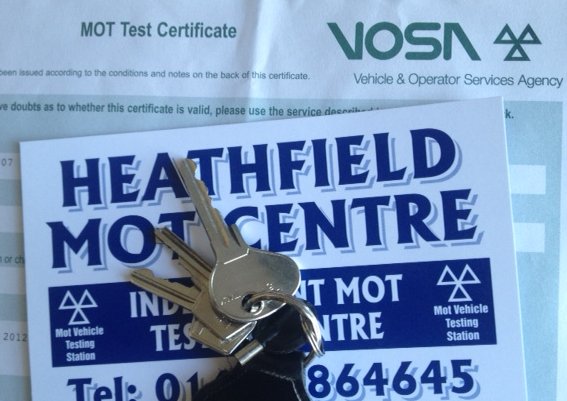 MOT Certificate Hawkhurst